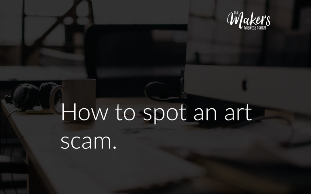 How to spot an Art Scam
