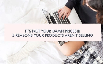 IT’S NOT YOUR DAMN PRICES: Five Reasons Your Products Aren’t Selling