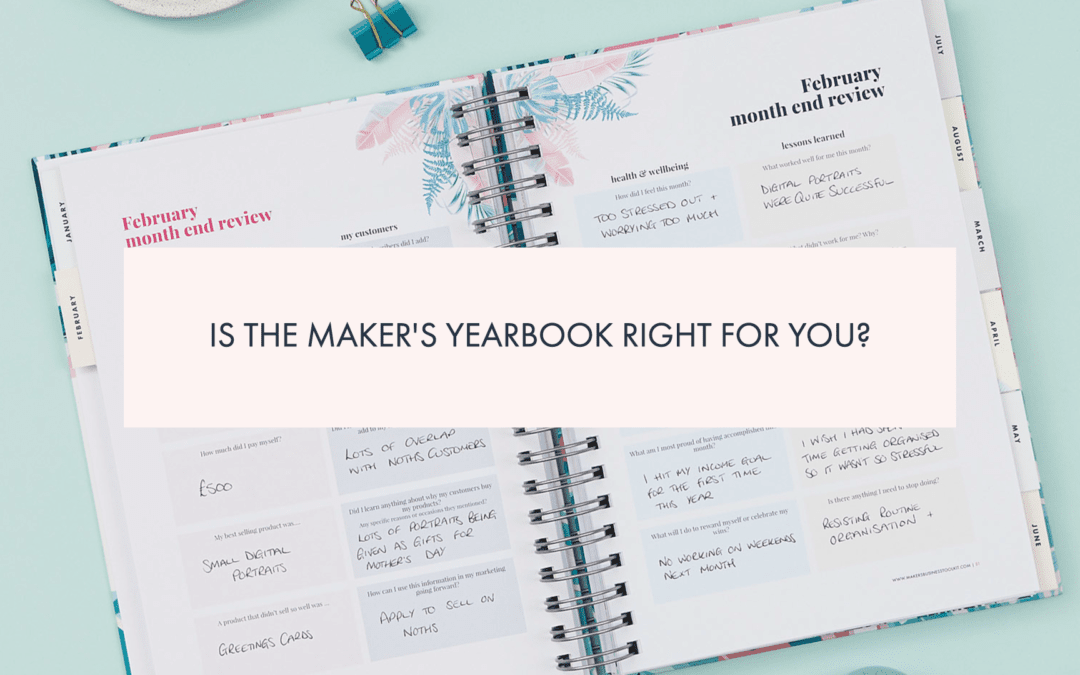 Is the Maker’s Yearbook right for you?