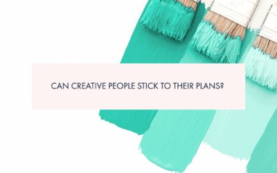 Can Creative People Stick to their Plans?