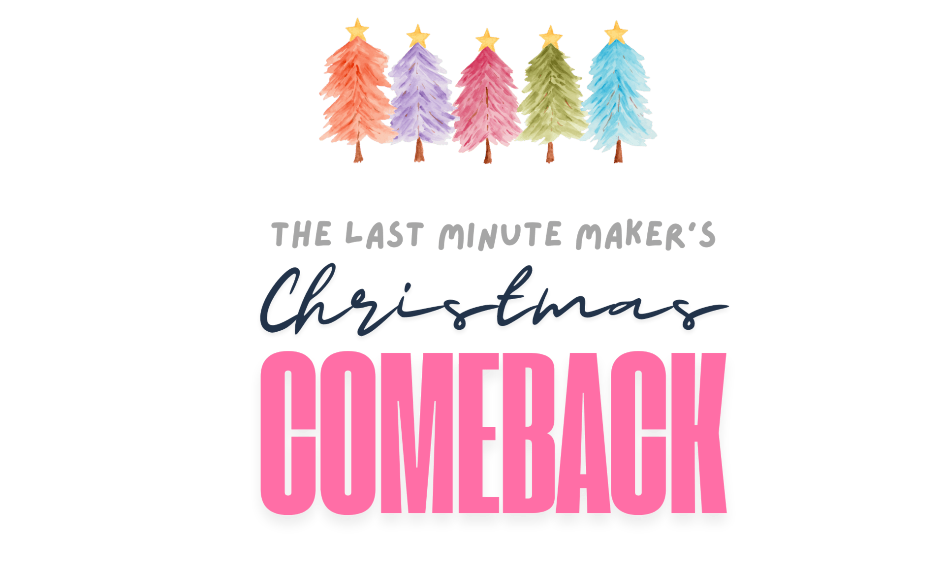 The Last Minute Maker’s Christmas Comeback An Image of the Doom Spiral of Procrastination - Forever Checking Email, Web Orders, Social Media and the News